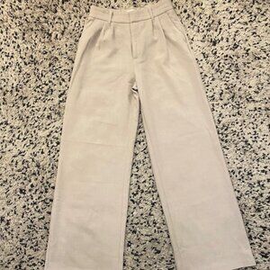 Elegant Cream Women's Pants